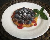 Foto del paso 5 de la receta: Esponjoso con frutas del bosque y chocolate