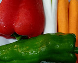 Foto del paso 1 de la receta: Corvina en su jugo, con verduras