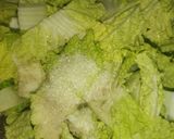 Foto langkah ke 2 dari resep Tumis sawi putih tahu cumi asin.