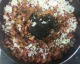 A picture of step 3 of Fajita chicken box pattice.