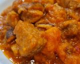 Foto del paso 5 de la receta Estofado de solomillo de cerdo con boniato y setas