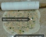A picture of step 5 of Pin wheel samosa.
