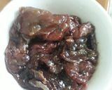 Hình bước làm 1 của món Hoa lơ xào thịt bò