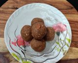A picture of step 9 of Badam Ladoo.