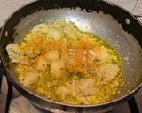 A picture of step 7 of Aloo Posto (Potatoes cooked with poppy seed paste).