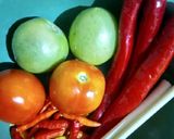Foto langkah ke 2 dari resep Pepes Ikan Asin Petai Cina.