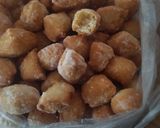 A picture of step 4 of Visheti /sweet coated fried tiny/ African donuts.