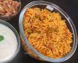 A picture of step 8 of Pav-bhaji Pulao.