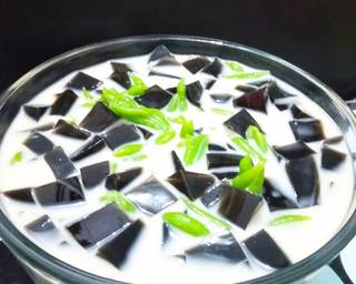 Es cendol cincau fiber creme - Step 3