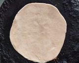 A picture of step 1 of Cheesy roti.