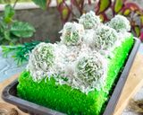 Foto langkah ke 8 dari resep Klepon Ubi Brownies Pandan.