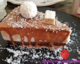 Foto del paso 6 de la receta Tarta de natillas de coco con baño de chocolate