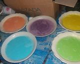 Foto langkah ke 2 dari resep Es Mambo Jelly Pelangi Rumahan Yummy.