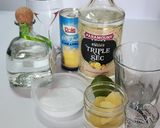 A picture of step 1 of Pineapple Margarita.
