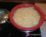 Φωτογραφία βήματος 5 της συνταγής Spaghetti με το avocado σε...ρόλο pesto! (vegan)