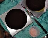 Foto langkah ke 8 dari resep Cake Hias (Kue Ulang Tahun) ala Mama Canaz.