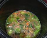 Foto langkah ke 6 dari resep Nasi kua chai vegetarian aka nasi sawi pahit vegetarian.