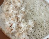 A picture of step 3 of Vietnamese Coconut-Filled Steamed Rice Cake (Bánh bò nhân dừa).
