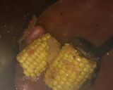 A picture of step 3 of Salvadoreño crab boil.