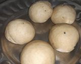A picture of step 4 of Litti Chokha....bihar famous.