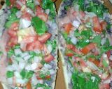 Foto del paso 2 de la receta: Molletes CON JAMÓN Y PICO DE GALLO A LA Mario's