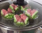 Foto langkah ke 4 dari resep Bolu Kukus Semangka.