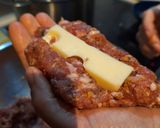 Une image de l'étape 2 de Croquette de viande au fromage.