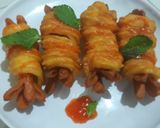 Foto langkah ke 10 dari resep Churros Corn Dog.