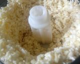 A picture of step 2 of Almond burfi.
