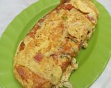 Foto langkah ke 4 dari resep Telur Dadar Isi.