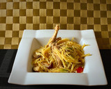 Foto del paso 5 de la receta: Fideos con conejo y setas