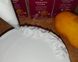 A picture of step 8 of Mango Crepe Cake 🥭.