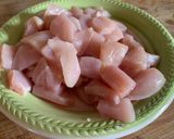 A picture of step 3 of Chicken Strips with Zucchini.
