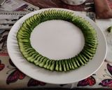 A picture of step 2 of Sweet potato, cucumber and peas salad.