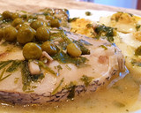Foto del paso 9 de la receta: Merluza en Salsa Verde o Merluza a la Vasca