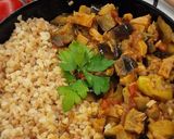 Szaftos,"húsos" padlizsánpörkölt (vegán) recept fázis 6 fotója