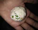 Foto langkah ke 2 dari resep Bola tahu isi sosis sayur.