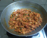 A picture of step 5 of Mysore masala dosa (Street style).