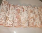 Foto del paso 8 de la receta: Espárragos blancos rebozados con jamón y queso