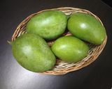 A picture of step 1 of Aam halwa.