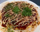 A picture of step 7 of Okonomi Yaki.