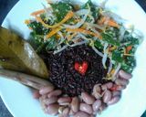 Foto langkah ke 5 dari resep Liwet nasi hitam.