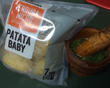 Foto del paso 1 de la receta: Mini patatas cocidas con piel a la vinagreta de ajo y perejil en microondas