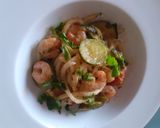 Foto del passaggio 4 della ricetta Troccoli home made con zucchine, gamberetti e pomodorini