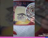 A picture of step 4 of Fish roll.