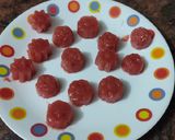 A picture of step 12 of Strawberry Candy.