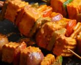 A picture of step 8 of Authentic Paneer Tikka Masala curry.