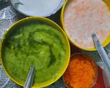 ট্রাইকালার আপ্পম চিতই পিঠা(tricolour appam chitoi pithe recipe in Bengali) রেসিপির ধাপ 2 ছবি