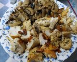 Foto del paso 11 de la receta: Filetes de pechuga A la plancha con Setas y Champiñones😋🍽