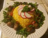 صورة لخطوة 5 من وصفة ارز مع الفطر بالصوص اللذيذ